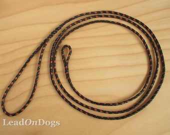 Jeddah Lace Loop Leine Känguruhleder Showleine für Hunde -LeadOnDogs Jeddah Loop