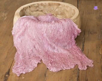 Delicate Silk Web: Newborn Photo Prop Layer