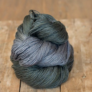Hand painted superwash merino, kid mohair, silk and polyamide blend, sock weight,  knitting yarn