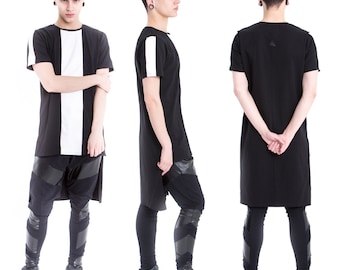 T-shirt "Stripe" black and white