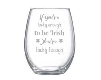 Verres Trèfle à Quatre Feuilles | Accessoires De Bar Porte-bonheur Gravés Au Laser, Cadeau Gravé Pour Les Fans De La Saint-Patrick Et Décoration D'intérieur Gaie - France