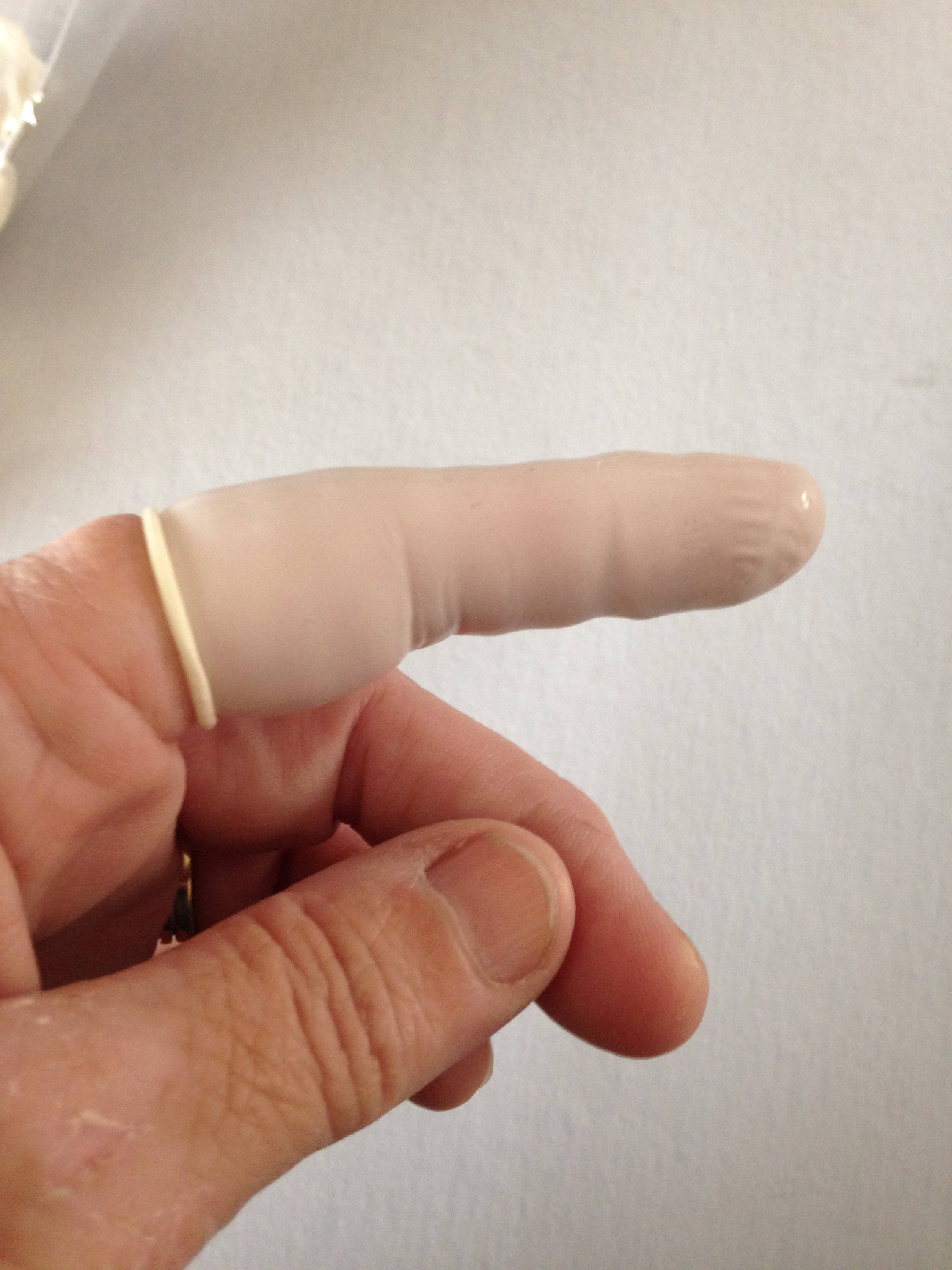 Latex finger cots have lots of use in the arts perfect for Etsy