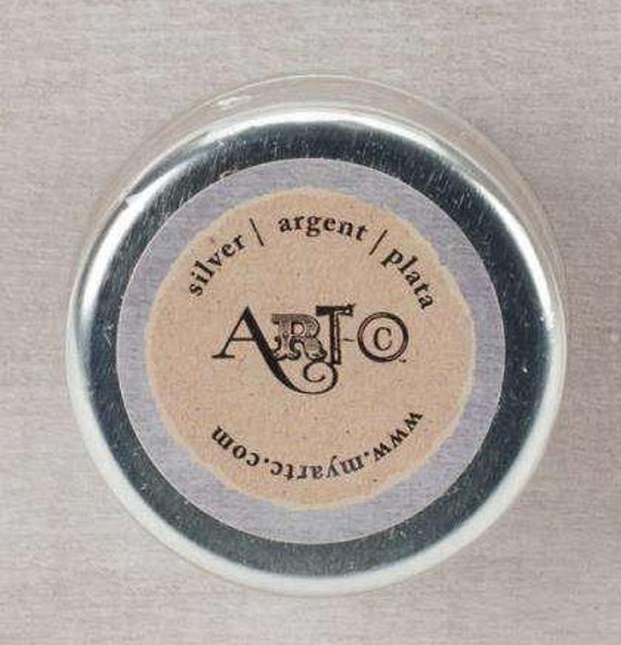 Silver ArtC Wax Paste Metallic 20ml beeswax based Metal Etsy