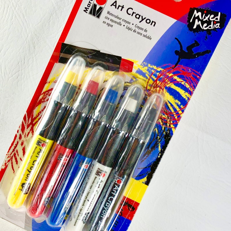 Marabu Art Crayon Multi Media Sets. High pigmented watercolor Etsy