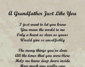 Download Love Poem Grandpa Etsy