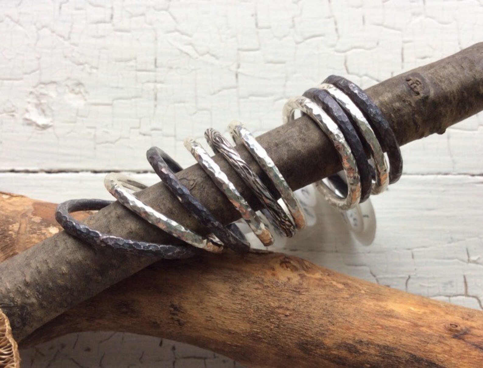 Sterling Stackable Rings - Etsy