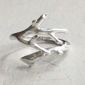 Sterling Twig rings