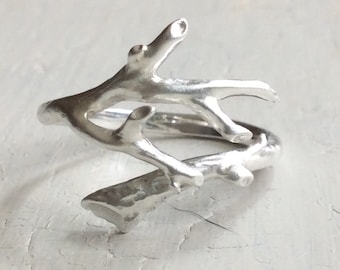 Sterling Twig rings