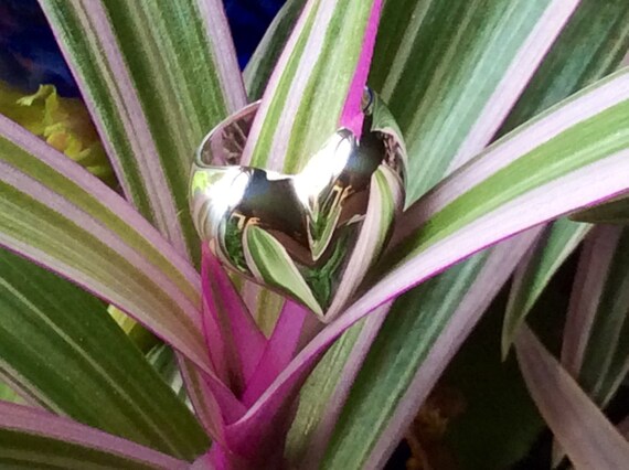 Sterling heart ring - image 4