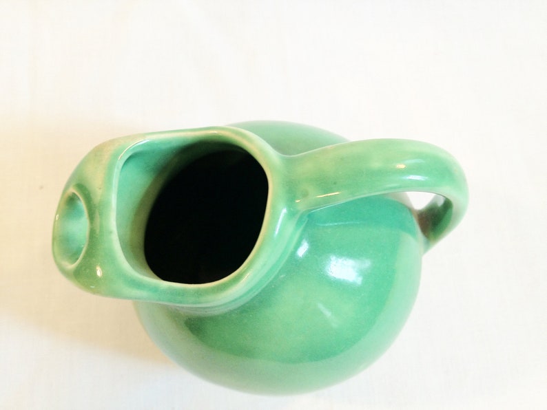 Green Vintage McCoy Pottery Pitcher Etsy