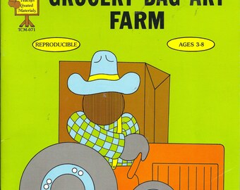 Grocery Bag Art Farm Book