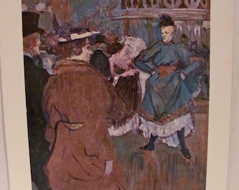 Art Class Print of Henri De Toulouse-Lautrec/ Quadrille at the Moulin Rouge