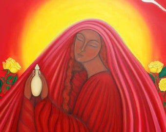 St Mary Magdalene of the Roses Giclee or Glossy Prints with Free Shipping