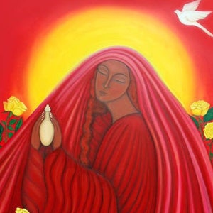 St Mary Magdalene of the Roses Giclee or Glossy Prints with Free Shipping