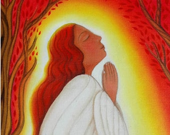 Mary Magdalene in Meditation: Meditative Art