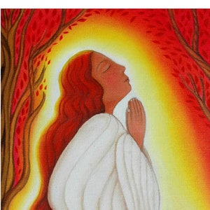 Mary Magdalene in Meditation: Meditative Art