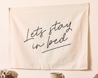 Personalised Slogan Linen Banner