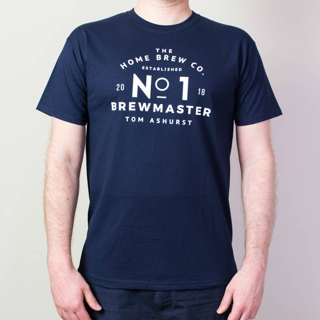 Image of Personalised No. One Brewmaster T Shirt