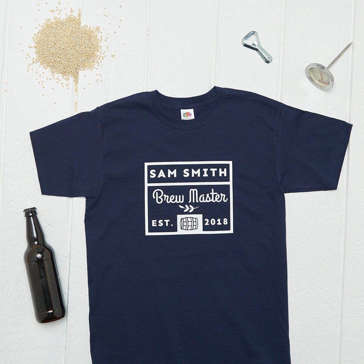 Image of Personalised Brewmaster T Shirt