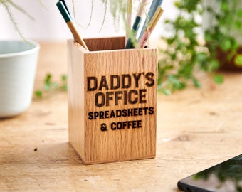 Personalised Father's Day Pen Pot
