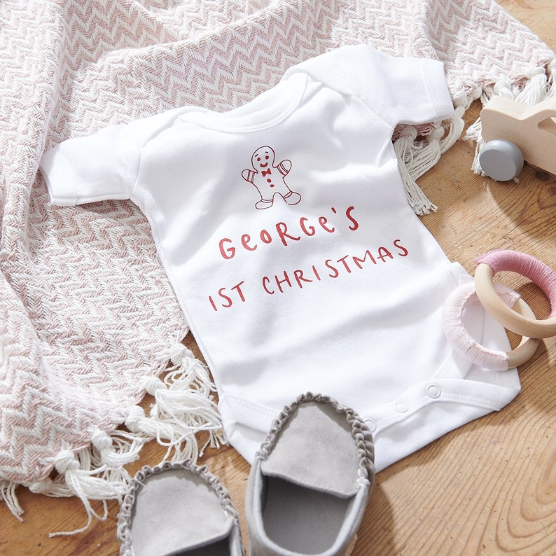 Personalised First Christmas Sleepsuit - Sundays Daughter