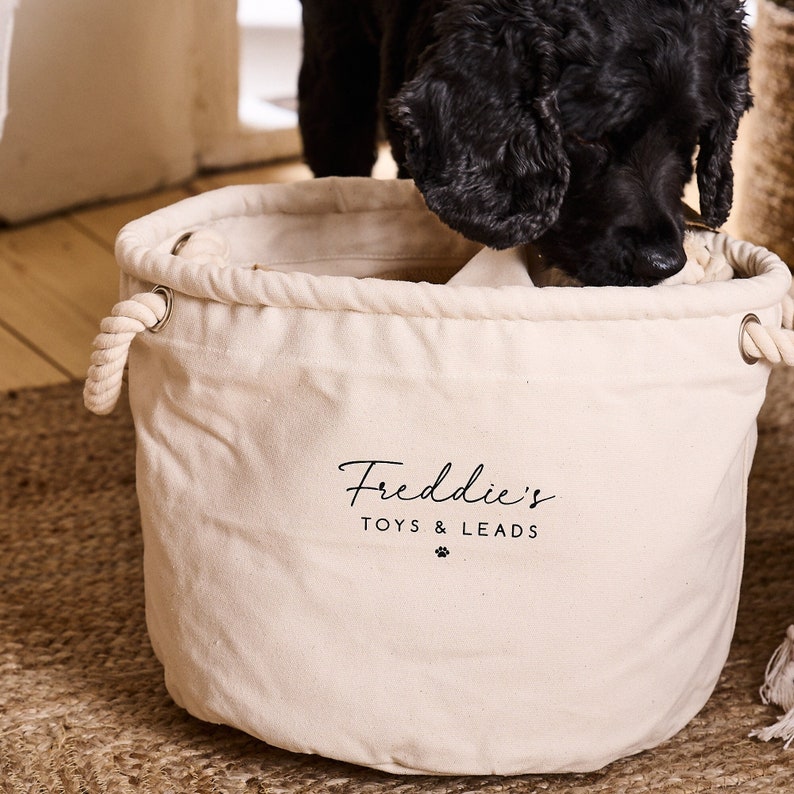 Personalised Pet Toy Storage Basket - Sundays Daughter