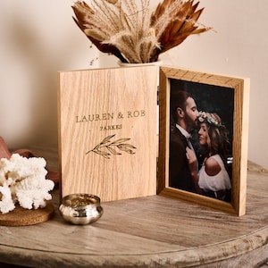 Personalised Couples Book Photo Frame - Sundays Daughter