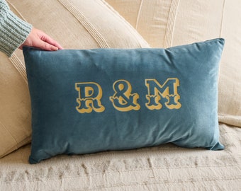 Personalised Couples Initials Cushion