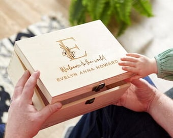 Personalised Baby Memory Box