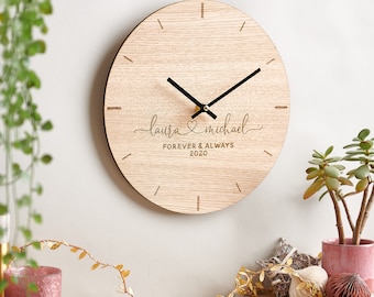 Personalised Couples Clock