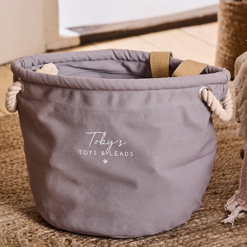 Personalised Pet Toy Storage Basket - Sundays Daughter