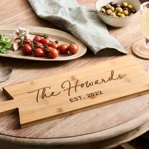 Personalised Family Serving Board - sundays daughter
