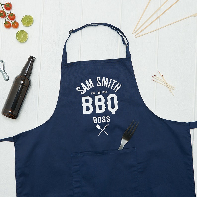 Personalised Bbq Boss Apron - Sundays Daughter