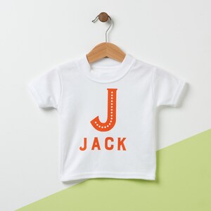 Initial Personalised Kids T Shirt