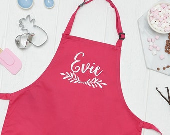 Personalised Children's Laurel Apron