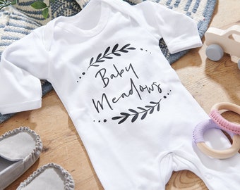 Personalised Newborn Babygrow