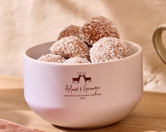 Personalised First Christmas Together Snack Bowl