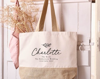 Personalised Wedding Tote Bag