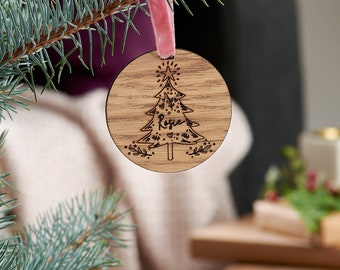 Personalised Christmas Tree Decoration