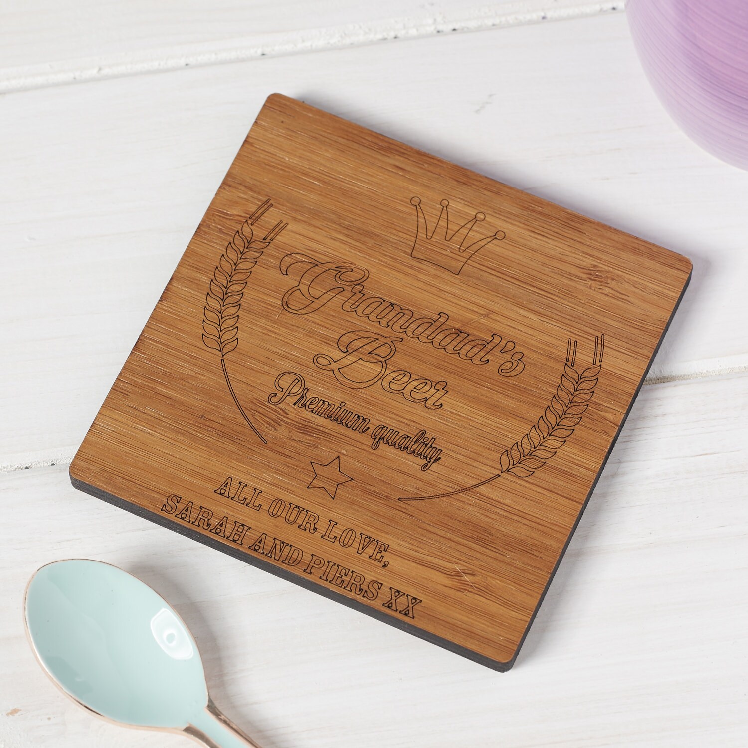 Grandad Personnalisé Beer Coaster