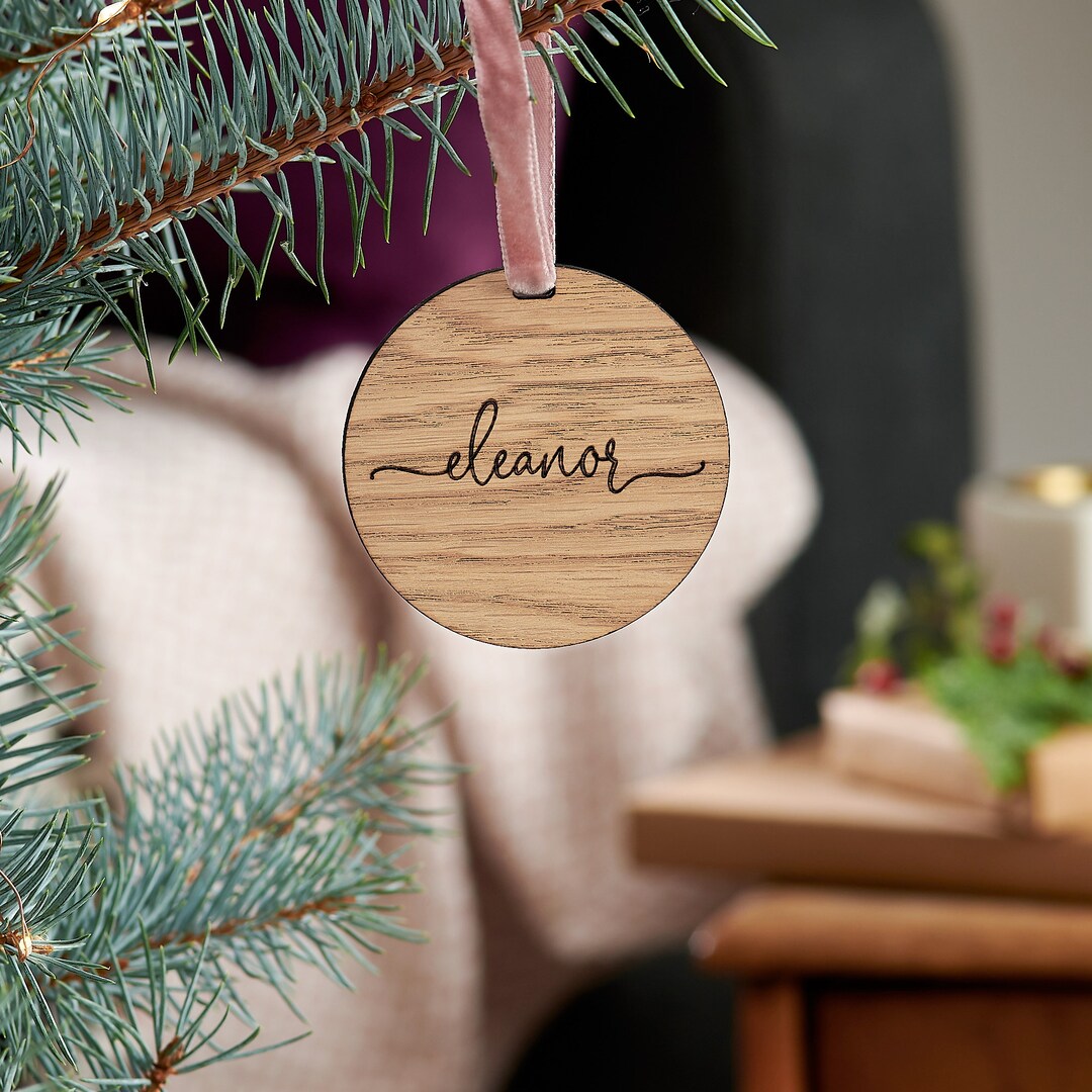 Personalised Christmas Decoration - Etsy