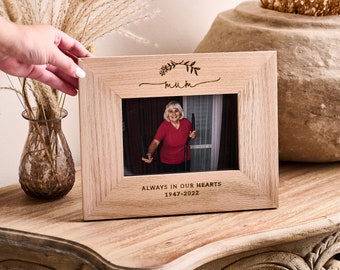 Personalised Remembrance Picture Frame