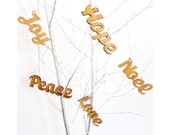 Kerst WordArt, decoratie van Kerstmis, kerstboom decoratie door de uil & Otter