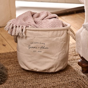 Personalised Couples Storage Basket