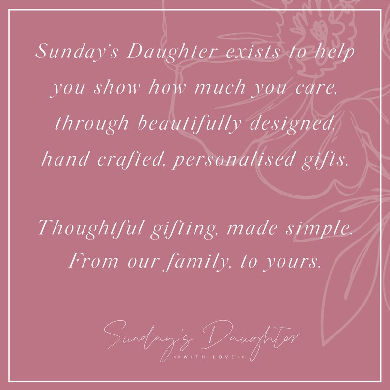 About Us - Sundays Daughter