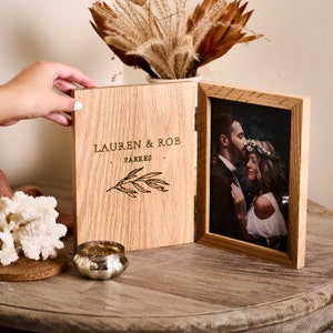 Personalised Couples Book Photo Frame - Sundays Daughter