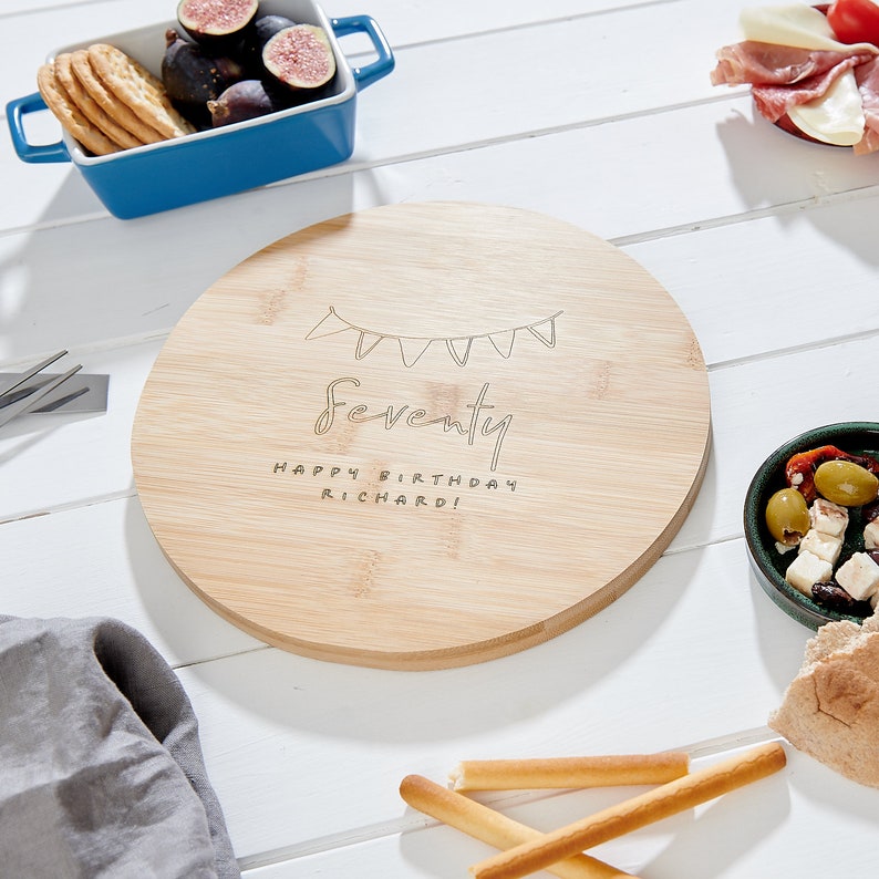 Personalised Birthday Cheese Board