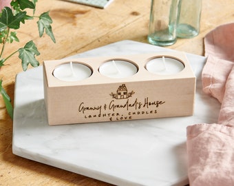 Personalised Grandma's House Candle Holder