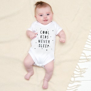 Cool Kids Never Sleep Babygrow