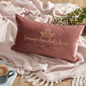 Personalised Grandma Velvet Cushion